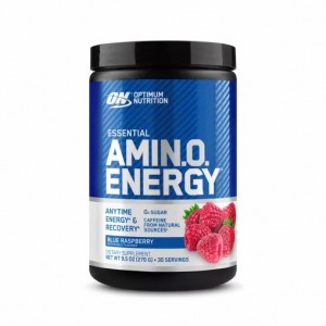 Optimum Nutrition ESSENTIAL AMIN.O. ENERGY® Blue Raspberry 0.6 lb (30 Servings) Philippines | 15279-EXVJ