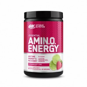 Optimum Nutrition ESSENTIAL AMIN.O. ENERGY® Strawberry Lime 0.6 lb (30 Servings) Philippines | 14097-ESHX