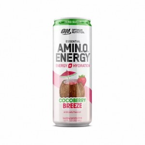 Optimum Nutrition ESSENTIAL AMIN.O. ENERGY+ Electrolytes Sparkling *new* Cocoberry Breeze 355ml * 12 Cans (12 Servings) Philippines | 89265-JXMW