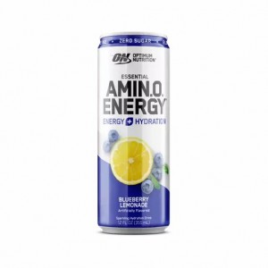 Optimum Nutrition ESSENTIAL AMIN.O. ENERGY+ Electrolytes Sparkling Blueberry Lemonade 355ml * 12 Cans (12 Servings) Philippines | 16940-ZDJV