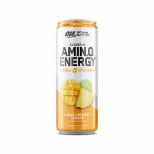 Optimum Nutrition ESSENTIAL AMIN.O. ENERGY+ Electrolytes Sparkling Mango Pineapple Lime 355ml * 12 Cans (12 Servings) Philippines | 53846-OZNA