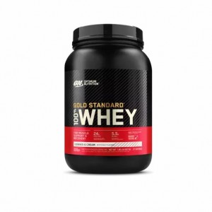 Optimum Nutrition GOLD STANDARD 100% WHEY™ Cookies & Cream 2 lb (27 Servings) Philippines | 23687-BLSH