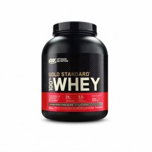 Optimum Nutrition GOLD STANDARD 100% WHEY™ Double Rich Chocolate 5 lb (74 Servings) Philippines | 37052-ENIB