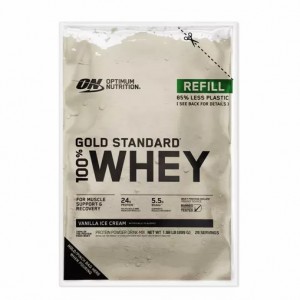 Optimum Nutrition GOLD STANDARD 100% WHEY™ Recyclable Refill Bag Vanilla Ice Cream 2 lb (29 Servings) Philippines | 47960-CAJM