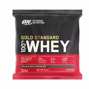 Optimum Nutrition Gold Standard 100% Whey Powder Sachets Double Rich Chocolate 1 sachet (31 grams) Philippines | 64712-VONP