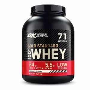 Optimum Nutrition Gold Standard 100% Whey Protein Powder Cookies & Cream 2.27 kg (71 Servings) Philippines | 45073-JDHE