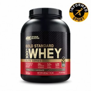 Optimum Nutrition Gold Standard 100% Whey - Elite Series Double Rich Chocolate 2.27 kg (74) Philippines | 79364-KEST