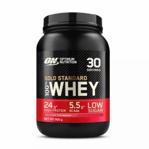 Optimum Nutrition Gold Standard 100% Whey Protein Powder Delicious Strawberry 900 grams (30 Servings) Philippines | 94583-JZTL