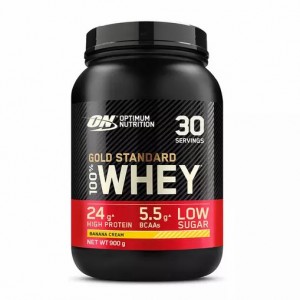 Optimum Nutrition Gold Standard 100% Whey Protein Powder Banana Cream 900 grams (30 Servings) Philippines | 36124-WUQO