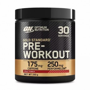 Optimum Nutrition Gold Standard Pre-Workout Fruit Punch 330 grams (30 Servings) Philippines | 91246-RIJS