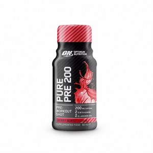 Optimum Nutrition Pure Pre 200 Pre-Workout Shot Berry 60ml (12 shots) Philippines | 08653-AWHS