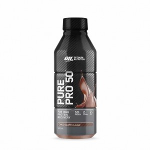 Optimum Nutrition Pure Pro 50 Chocolate 508ml (12 bottles) Philippines | 71059-CRXL