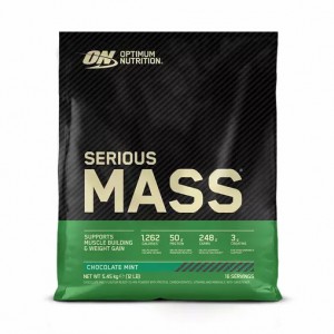 Optimum Nutrition Serious Mass Chocolate Mint 5.45 kg (16 Servings) Philippines | 50324-NRVM