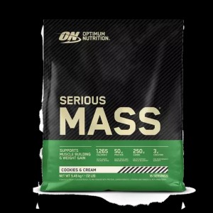 Optimum Nutrition Serious Mass Cookies & Cream 5.45 kg (16 Servings) Philippines | 03962-IHQL