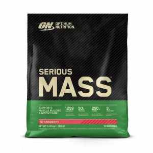 Optimum Nutrition Serious Mass Gainer Strawberry 5.45 kg (16 Servings) Philippines | 67825-OXGL