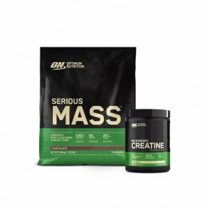 Optimum Nutrition Serious Mass & Creatine Stack Chocolate Philippines | 37261-MEOU