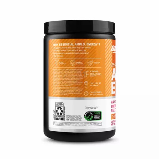 Optimum Nutrition ESSENTIAL AMIN.O. ENERGY® *new* Peach Mango Tango - Notify Me 0.6 lb - Notify me Philippines | 90326-RXKM