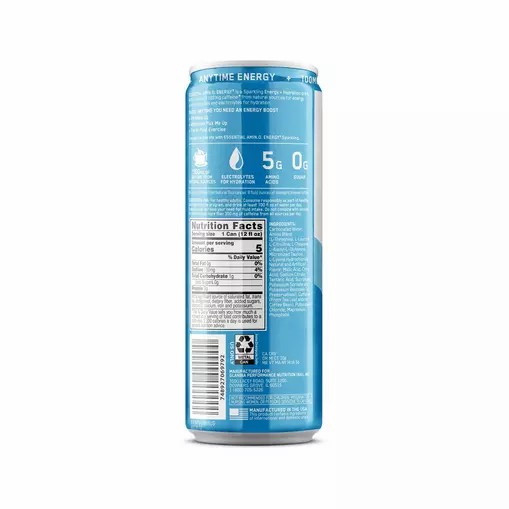 Optimum Nutrition ESSENTIAL AMIN.O. ENERGY+ Electrolytes Sparkling *new* Blue Raspberry Rush 355ml * 12 Cans (12 Servings) Philippines | 73296-WMSI