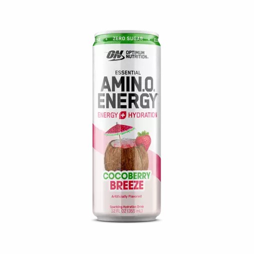 Optimum Nutrition ESSENTIAL AMIN.O. ENERGY+ Electrolytes Sparkling *new* Cocoberry Breeze 355ml * 12 Cans (12 Servings) Philippines | 89265-JXMW