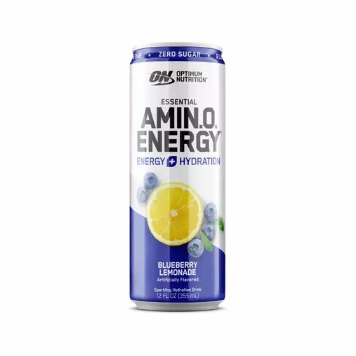 Optimum Nutrition ESSENTIAL AMIN.O. ENERGY+ Electrolytes Sparkling Blueberry Lemonade 355ml * 12 Cans (12 Servings) Philippines | 16940-ZDJV