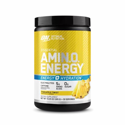 Optimum Nutrition Essential AMIN.O. ENERGY + Electrolytes Pineapple Twist 0.63 lb (30 Servings) Philippines | 64192-HPOD