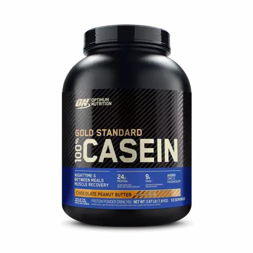 Optimum Nutrition GOLD STANDARD® 100% Casein Chocolate Peanut Butter 4 lb (53 Servings) Philippines | 19048-EBKI