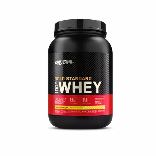 Optimum Nutrition GOLD STANDARD 100% WHEY™ Banana Cream 2 lb (29 Servings) Philippines | 28051-EGVO