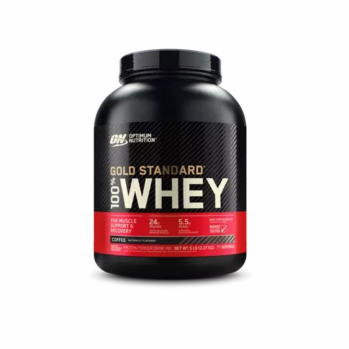 Optimum Nutrition GOLD STANDARD 100% WHEY™ Coffee 5 lb (71 Servings) Philippines | 15643-UNGD