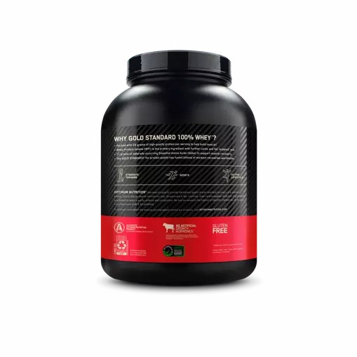 Optimum Nutrition GOLD STANDARD 100% WHEY™ Delicious Strawberry 5 lb (73 Servings) Philippines | 10329-MIDZ