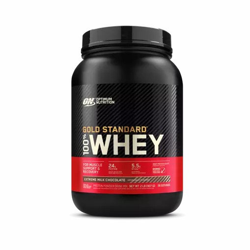 Optimum Nutrition GOLD STANDARD 100% WHEY™ Extreme Milk Chocolate 2 lb (28 Servings) Philippines | 20785-QUAO