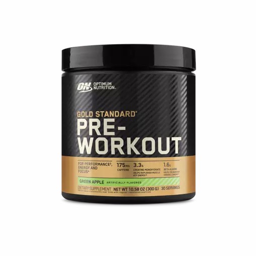 Optimum Nutrition GOLD STANDARD® Pre-Workout Green Apple 0.66 lb (30 Servings) Philippines | 73260-SDVG