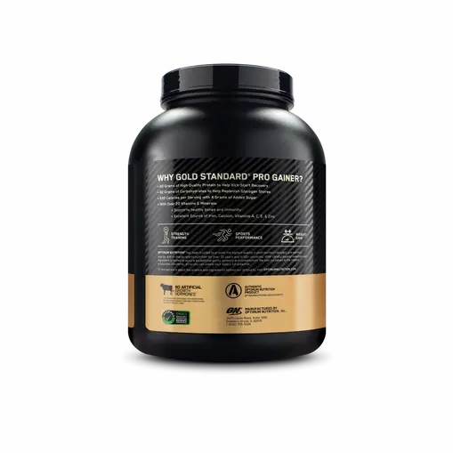 Optimum Nutrition GOLD STANDARD® Pro Gainer Vanilla Custard 5.09 lb (14 Servings) Philippines | 74293-GAMO