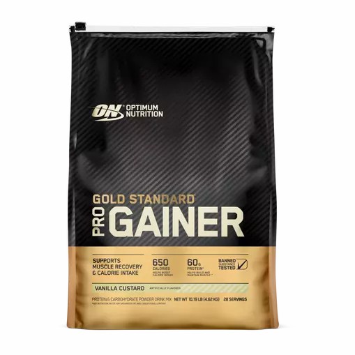 Optimum Nutrition GOLD STANDARD® Pro Gainer Vanilla Custard 10.19 lb (28 Servings) Philippines | 15483-NZUQ