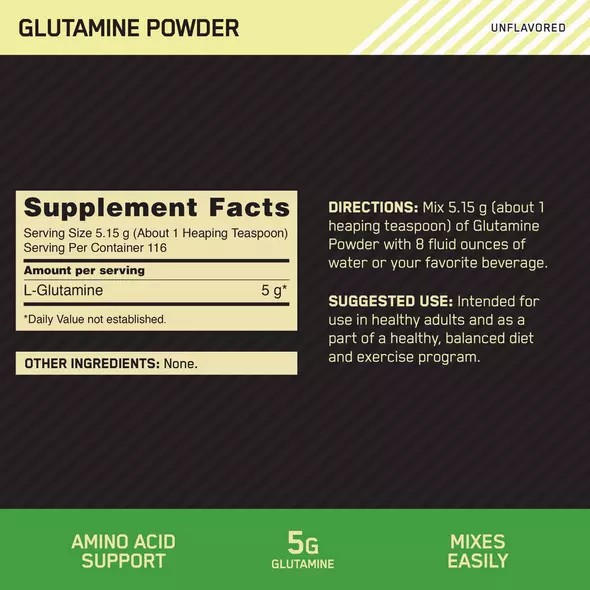 Optimum Nutrition Glutamine Powder 2.2 lb (194 Servings) Philippines | 14927-WEQA