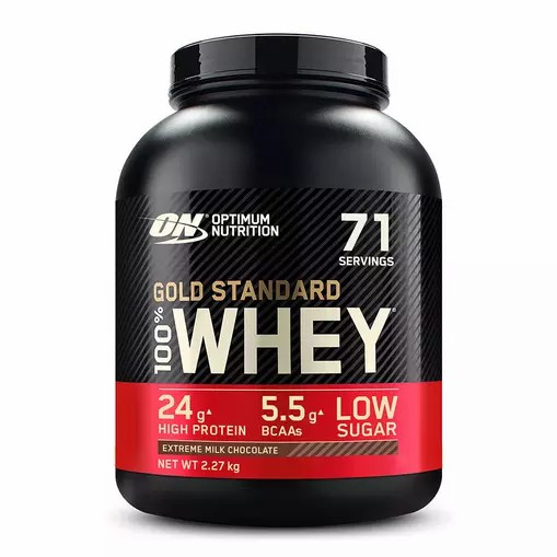 Optimum Nutrition Gold Standard 100% Whey Protein Powder Extreme Milk Chocolate 2.27 kg (71 Servings) Philippines | 76053-WSQR