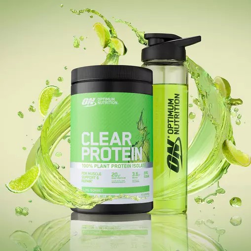 Optimum Nutrition ON Clear Protein 100% Plant Protein Isolate Lime Sorbet 280 grams (10 Servings) Philippines | 09728-MFGH