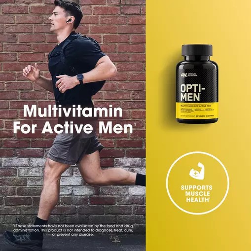 Optimum Nutrition OPTI-MEN® Multivitamin Tablets 90 Tablets (30 Servings) Philippines | 49721-JWTE