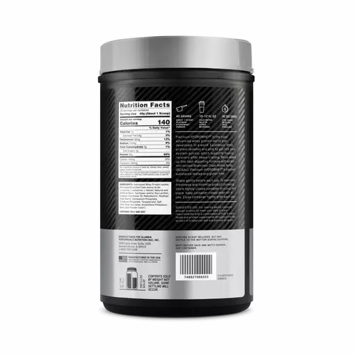 Optimum Nutrition PLATINUM HYDROWHEY™ Supercharged Strawberry 1.76 lb (20 Servings) Philippines | 67950-SRBG