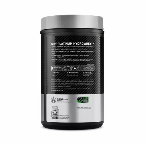 Optimum Nutrition PLATINUM HYDROWHEY™ Supercharged Strawberry 1.76 lb (20 Servings) Philippines | 67950-SRBG