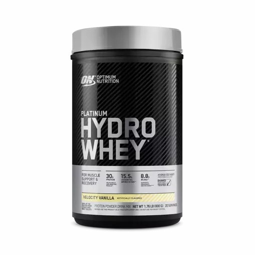 Optimum Nutrition PLATINUM HYDROWHEY™ Velocity Vanilla 1.76 lb (20 Servings) Philippines | 64908-ASMY