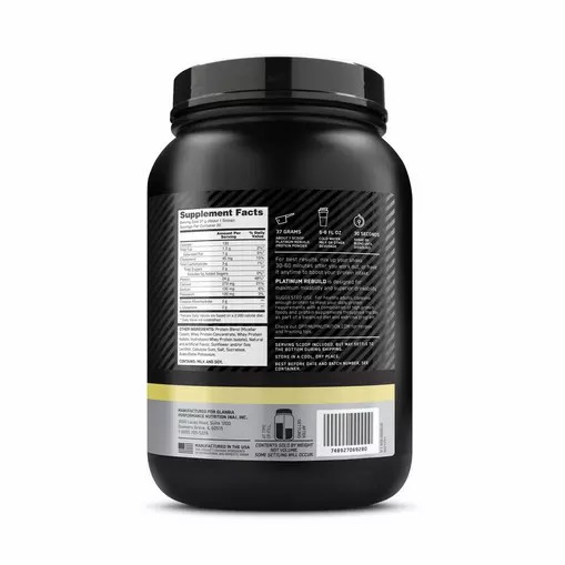 Optimum Nutrition Platinum Rebuild Vanilla Buttercream 1.63 lb (20 Servings) Philippines | 63245-DNHP