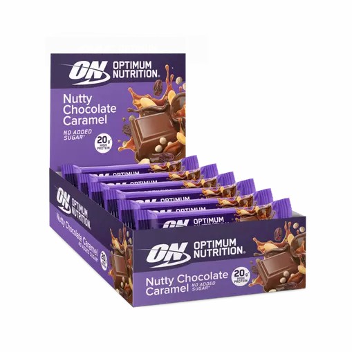 Optimum Nutrition Protein Bar Nutty Chocolate Caramel 700 grams (10 Bars) Philippines | 23687-FQDR