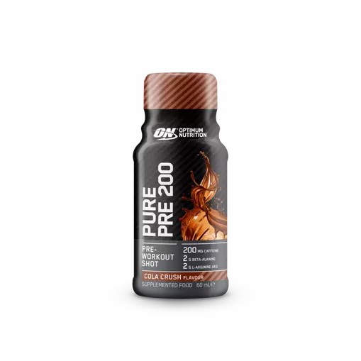 Optimum Nutrition Pure Pre 200 Pre-Workout Shot Cola 60ml (12 shots) Philippines | 04719-KPJN