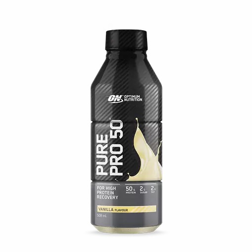 Optimum Nutrition Pure Pro 50 Vanilla 508ml (12 bottles) Philippines | 57439-KYAM