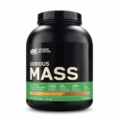 Optimum Nutrition Serious Mass Chocolate Peanut Butter 2.73 kg (8 Servings) Philippines | 91064-ISPT