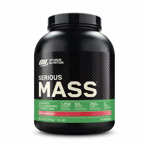 Optimum Nutrition Serious Mass Gainer Strawberry 2.73 kg (8 Servings) Philippines | 43675-AEHM